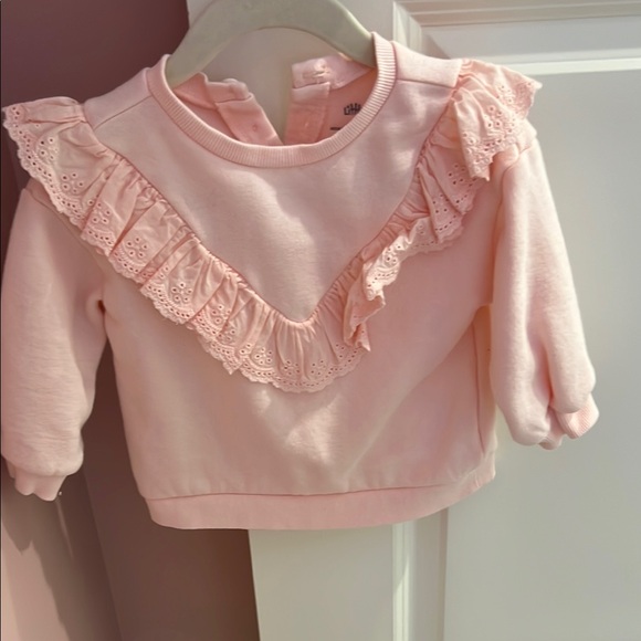 Pink Ruffled Baby Outfit - Picture 2 of 4
